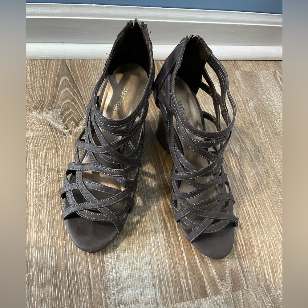 Women’s Brown Sandals, Size 9